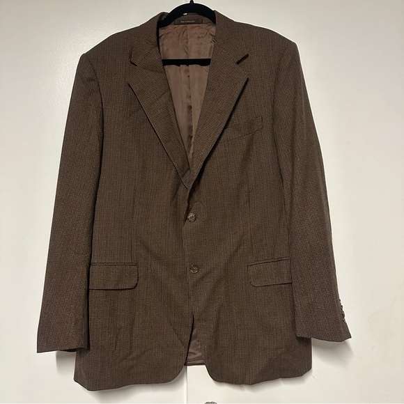 Ermenegildo Zegna Other - Ermenegildo Zegna For Neiman Marcus Brown 3 Button Sport Coat Blazer Wool 54R